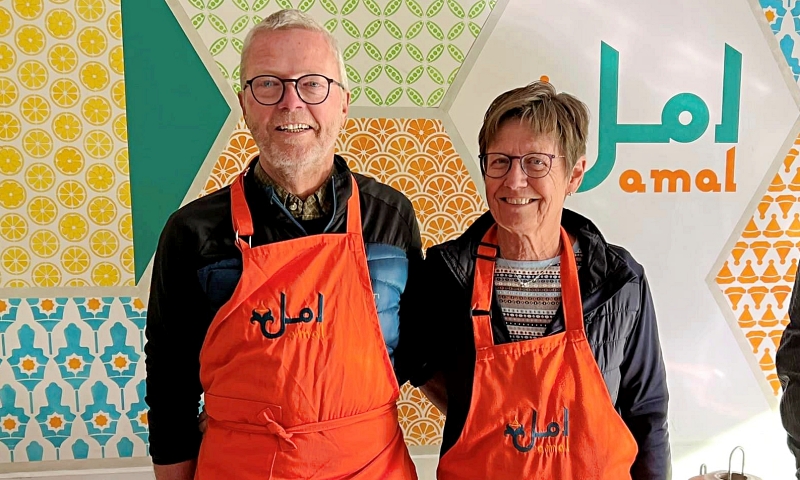 Freelifere i Marrakesh på tur til Amals kokkeskole