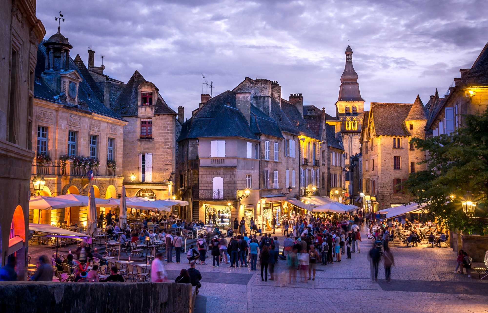 Sarlat aftenstemning freelifer rejse